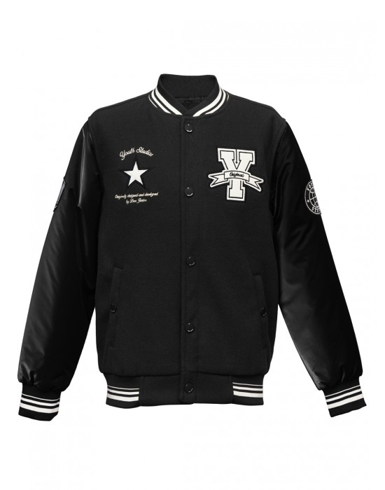 Boys Jacket Sporty Urban Black